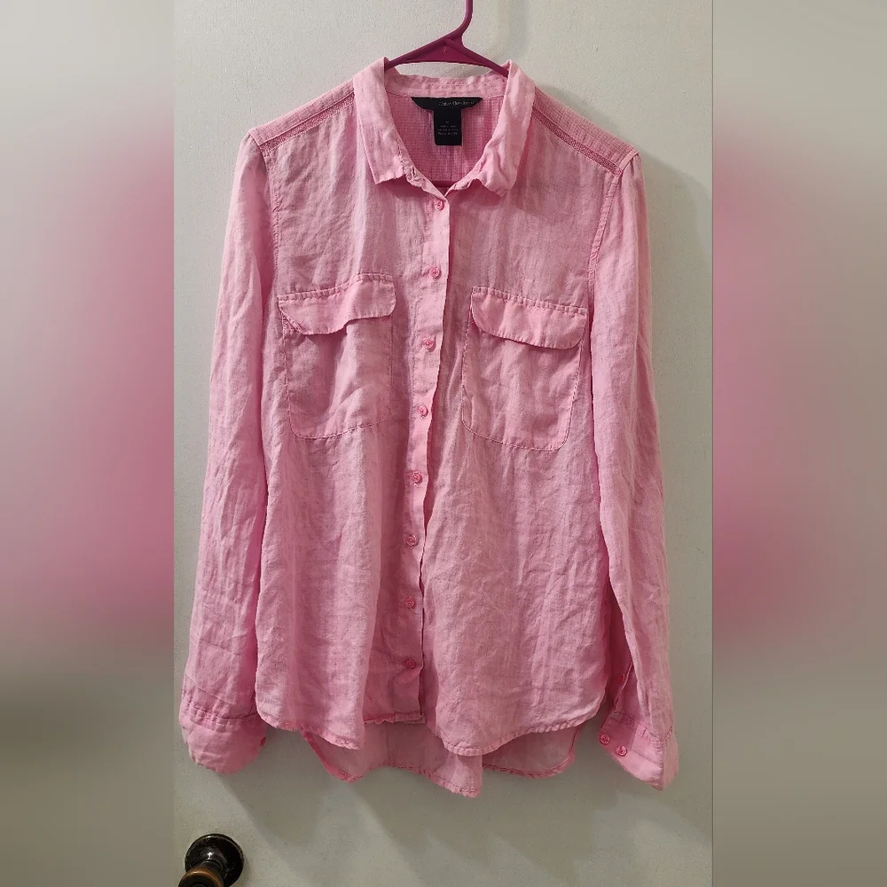 Pink‎ Button-Up Shirt